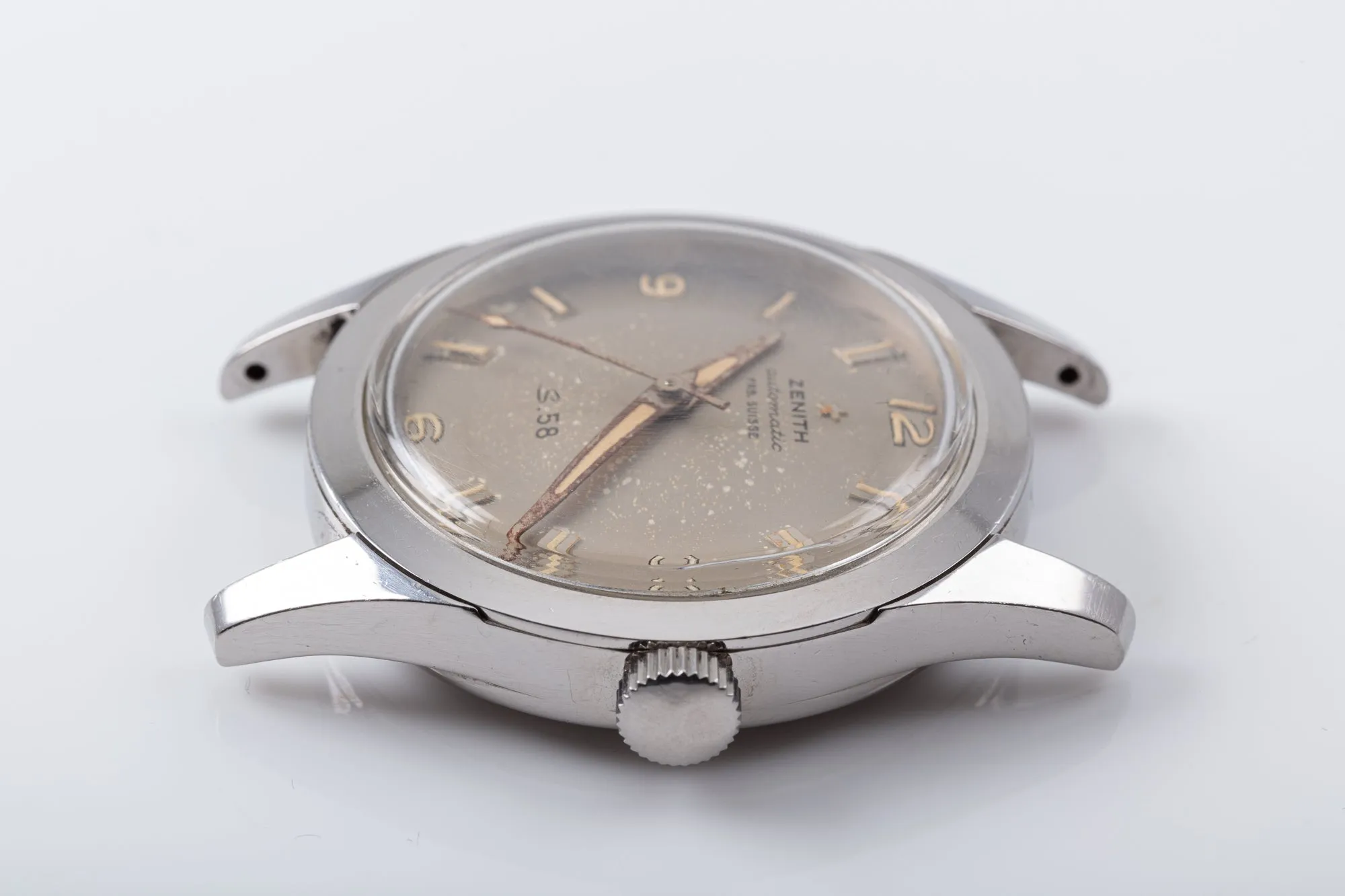 1958 Zenith S58 (1st Model) Silver Dial