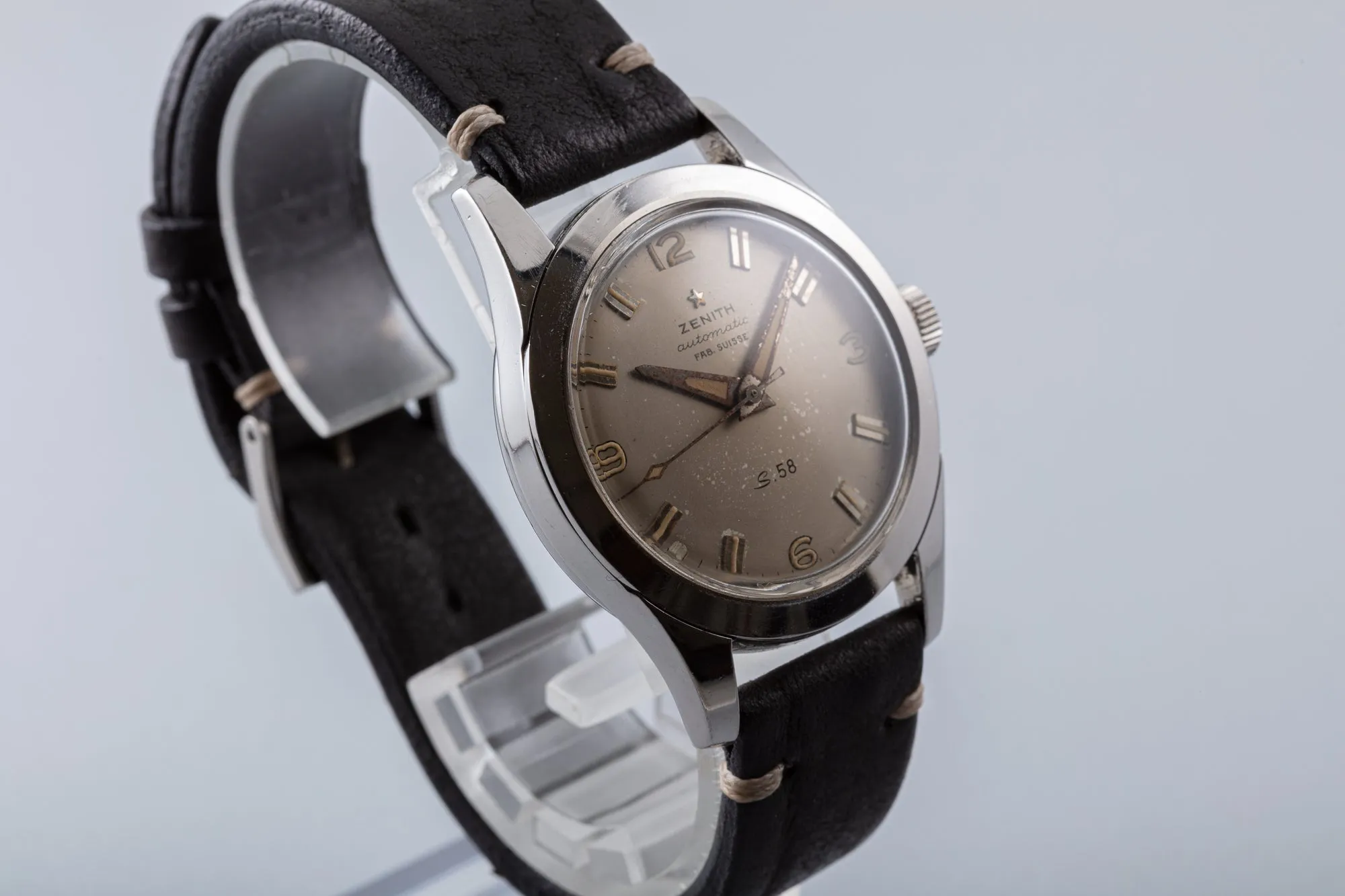 1958 Zenith S58 (1st Model) Silver Dial