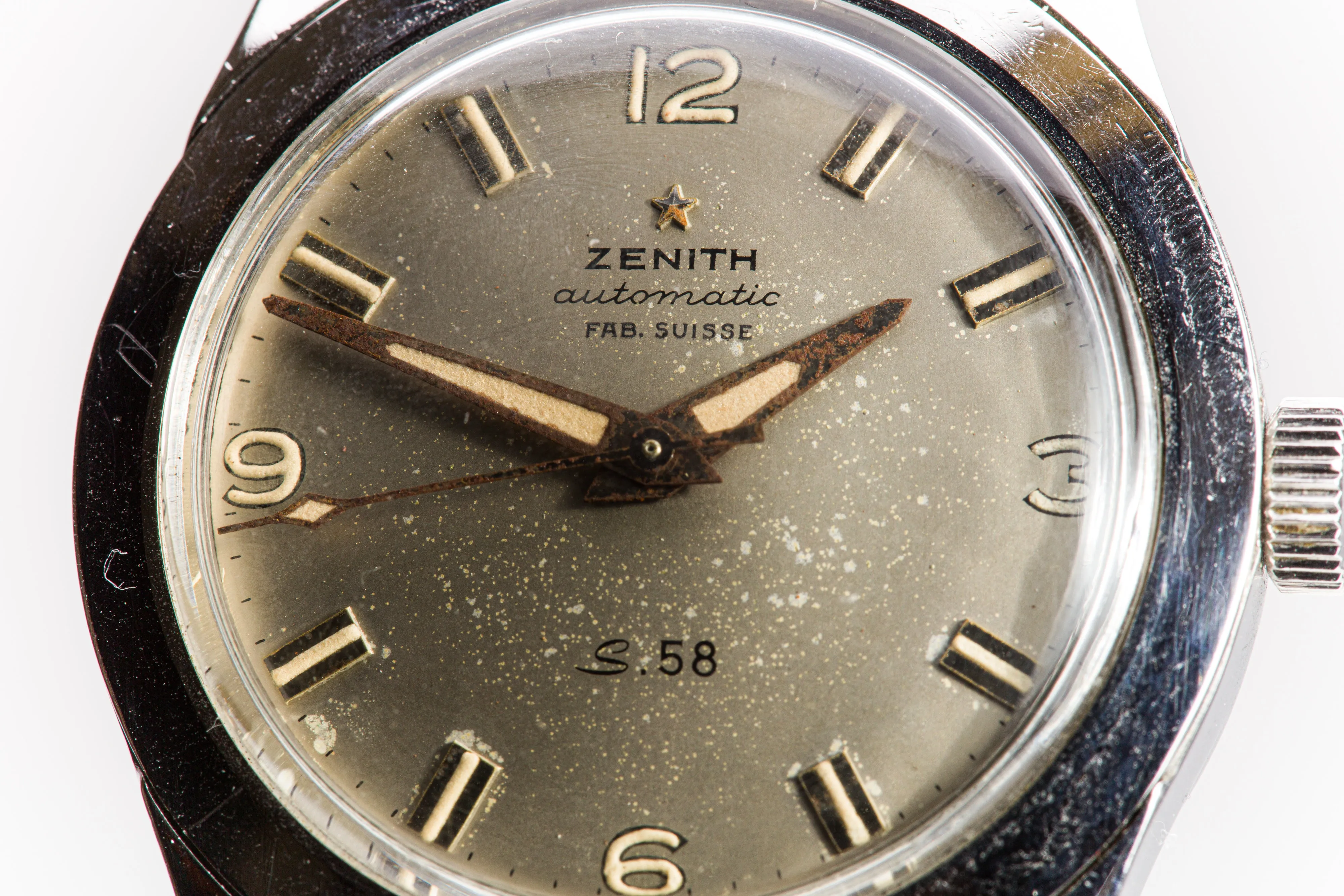 1958 Zenith S58 (1st Model) Silver Dial