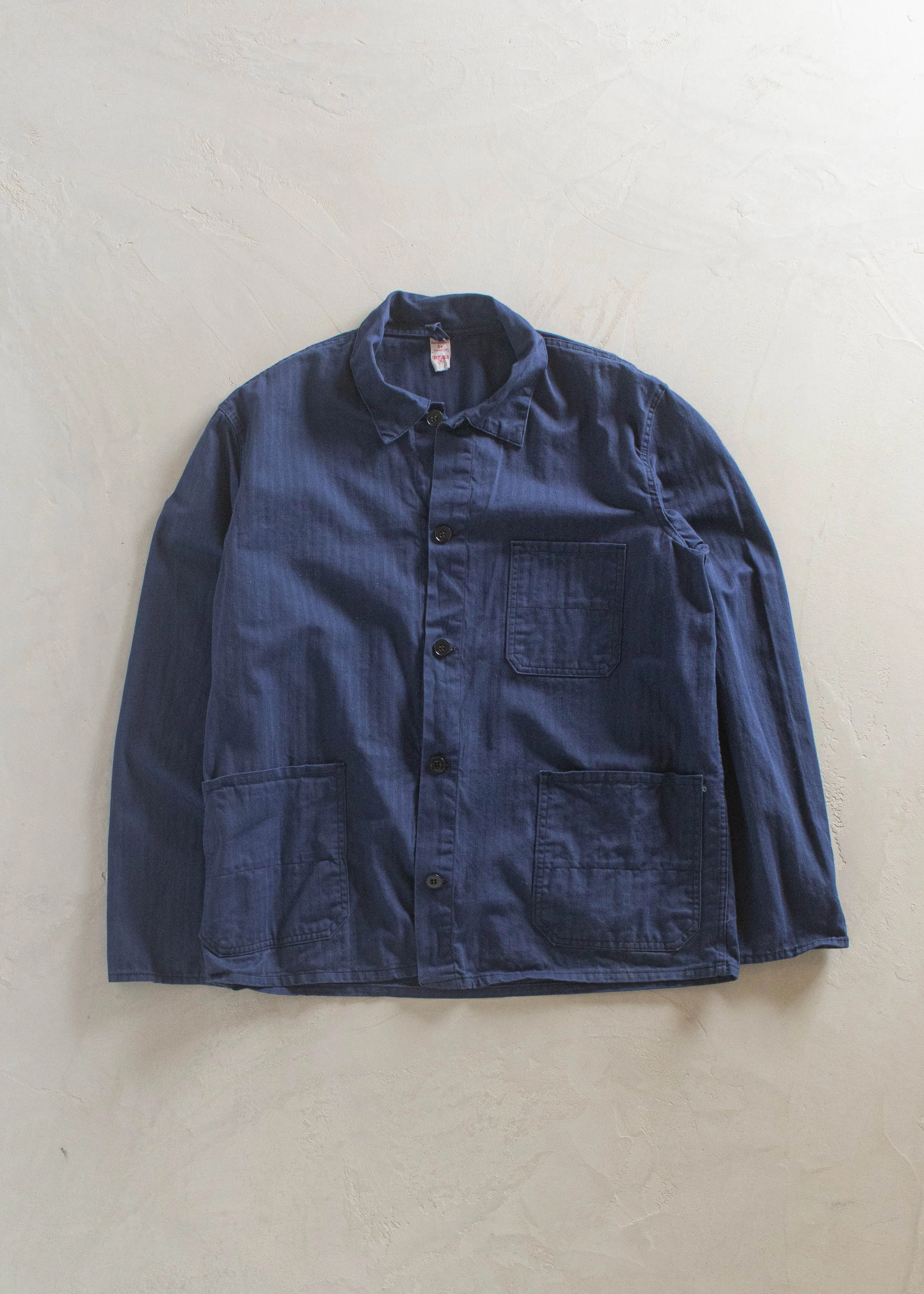 1980s Sanforized European Workwear Chore Jacket Size M/L