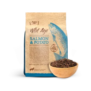 Absolute Bites Wild Age Dog Salmon & Potato Complete & Balanced For All Life Stages 3.3lbs