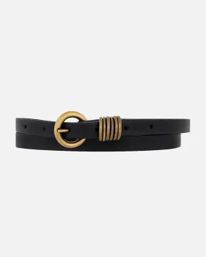 Alie Skinny Leather Belt