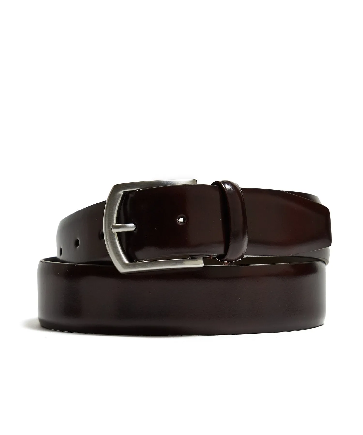 Andersons Dress Leather Belt in Burgundy