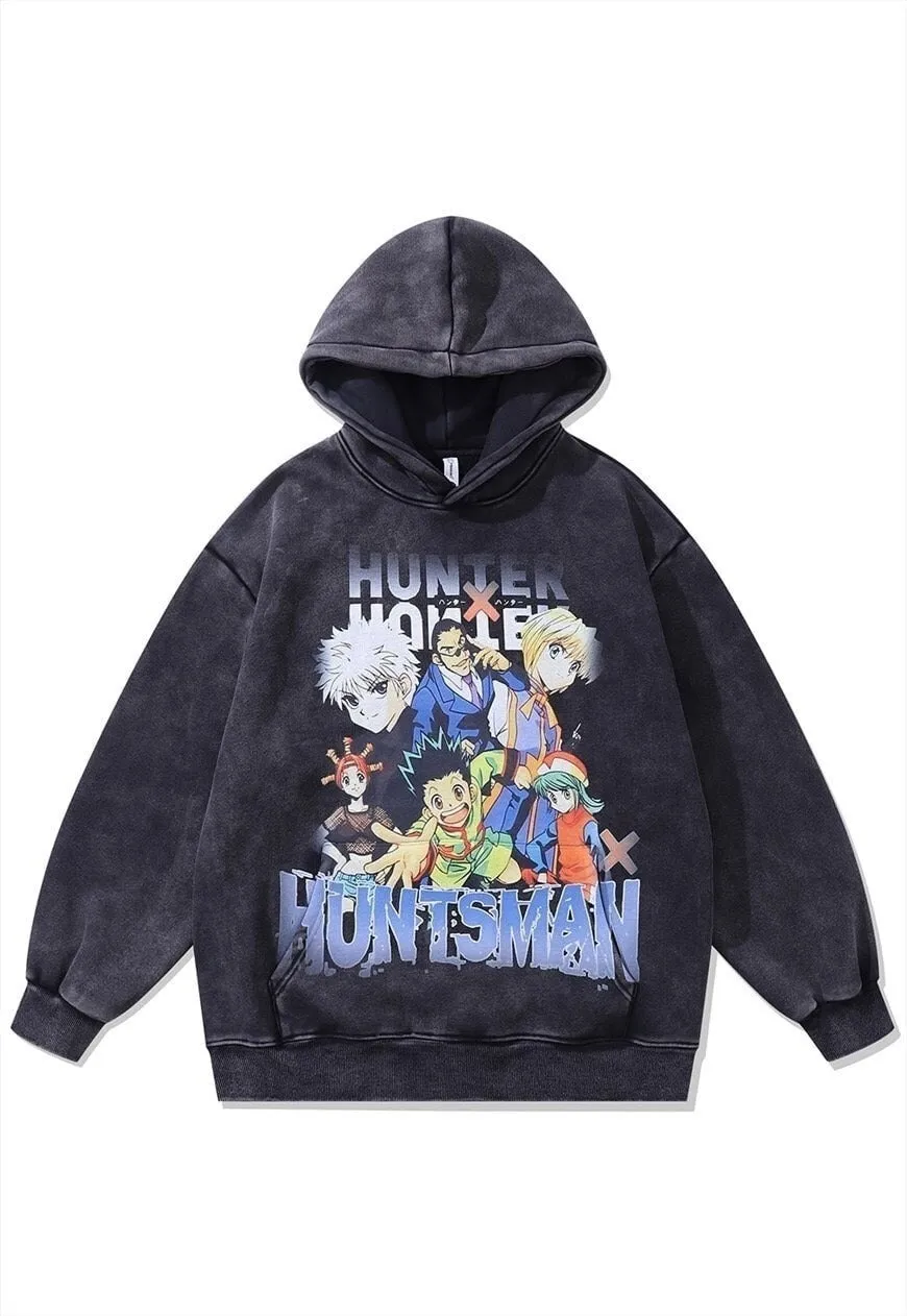 Anime hoodie Hunter Huntsman pullover Japanese cartoon top