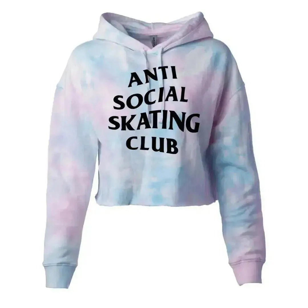 Anti Social Skating Club Cotton Candy Hooded Crop