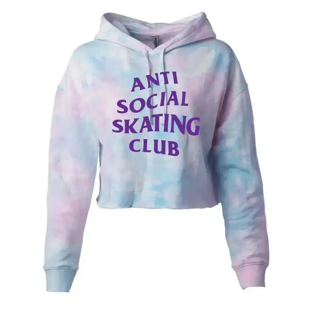 Anti Social Skating Club Cotton Candy Hooded Crop