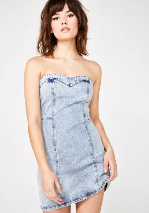 Babe Next Door Denim Dress