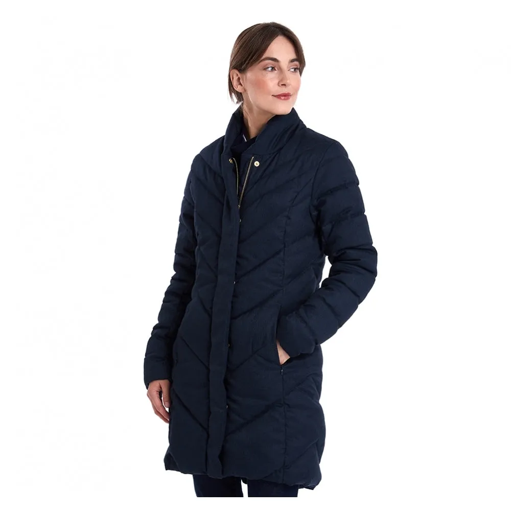 Barbour Women's Barmack Quilt Coat - Navy