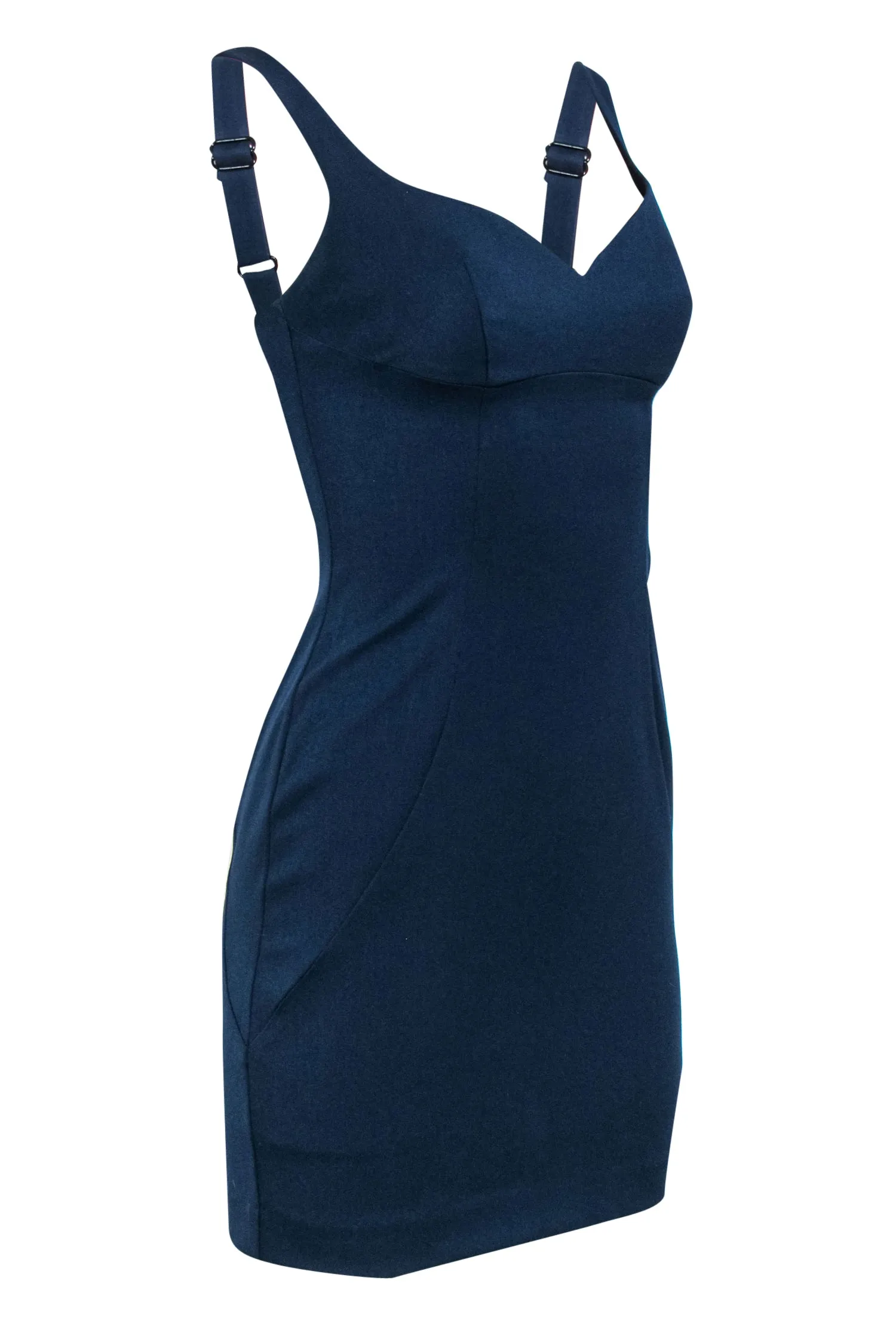 Black Halo - Smoky Blue Bodycon Dress w/ Hardware Accents Sz 0