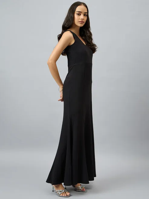 Black Radiance Maxi Dress