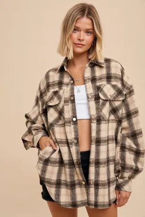 Blaine Oversized Plaid Shacket