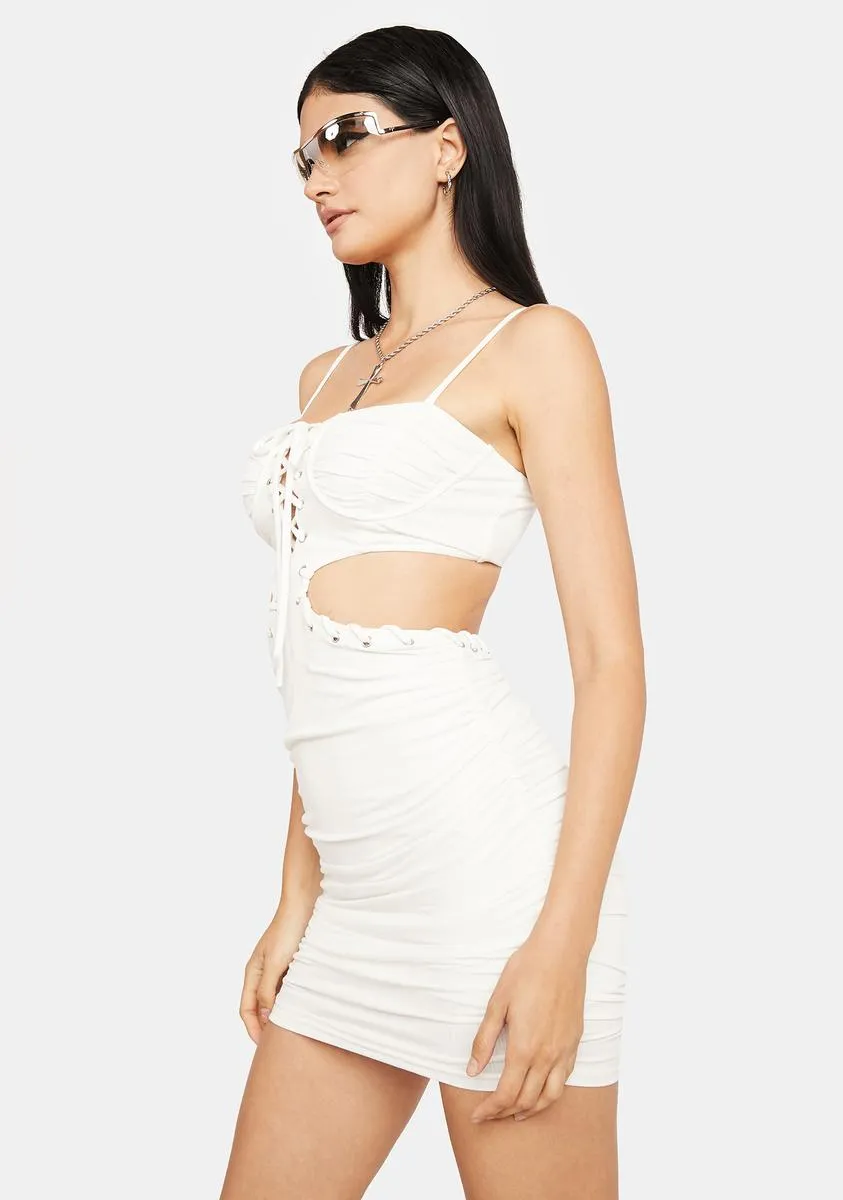 Bliss Dangerous Attitude Lace-Up Dress