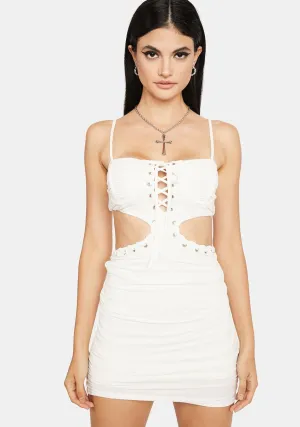 Bliss Dangerous Attitude Lace-Up Dress