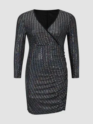 Bodycon Party Dress - Grey