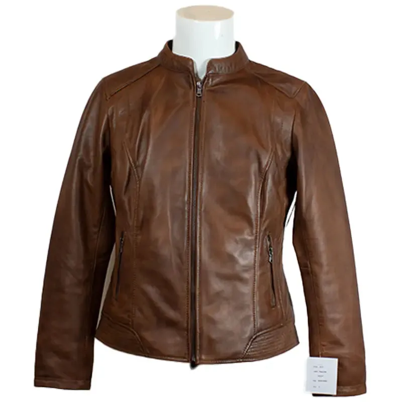 BOL Women's Waxed Sheep Leather Jacket