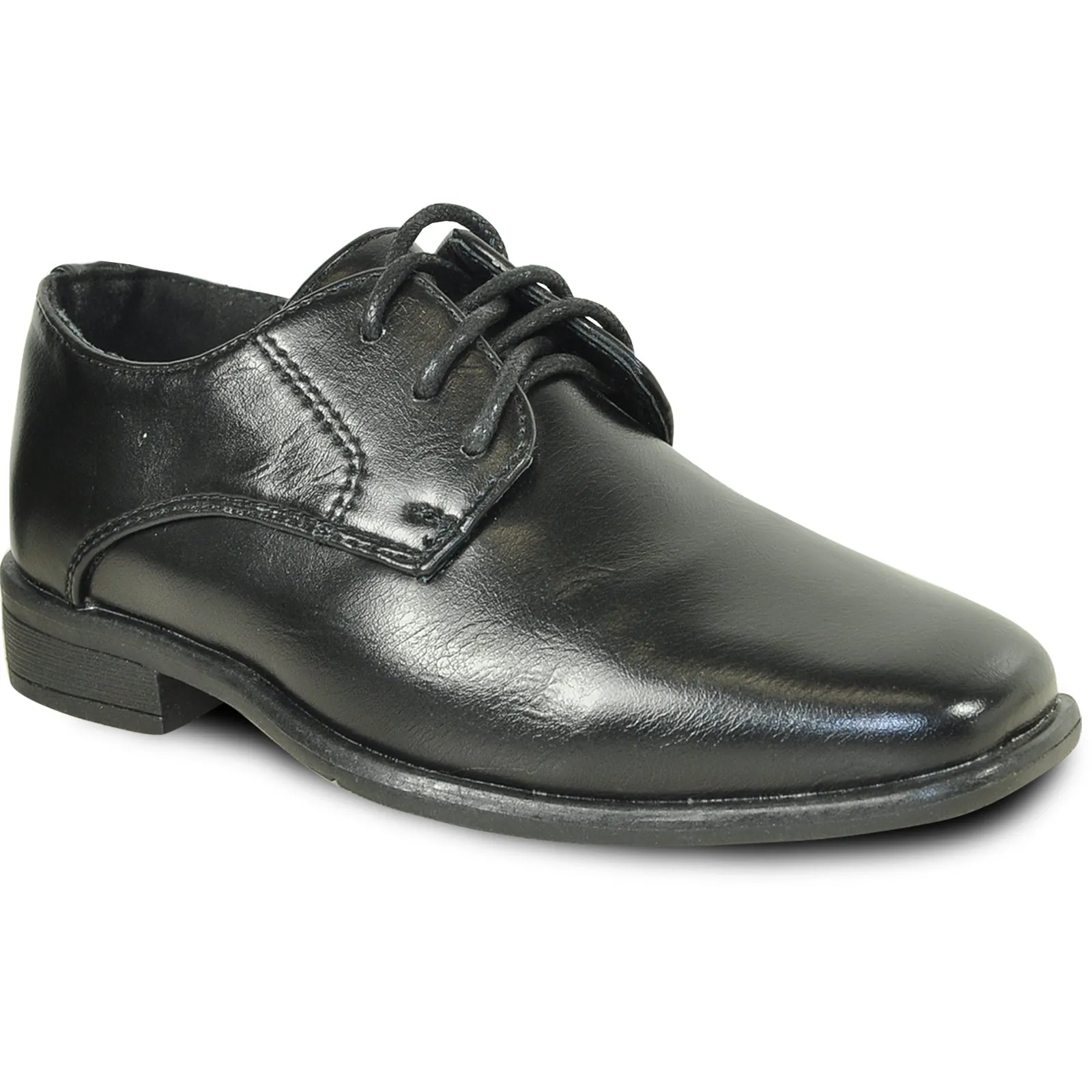 BRAVO Boy Dress Shoe KING-1KID Oxford Shoe Black