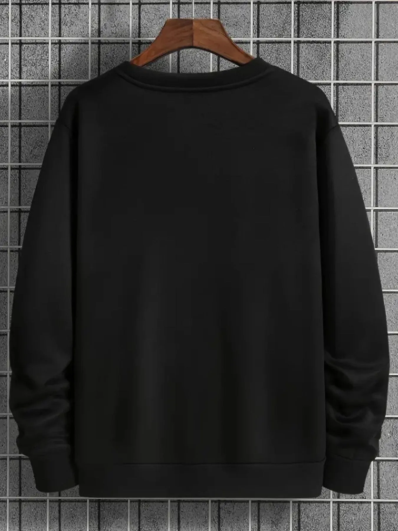 Casual Cotton Pullover Fleece Sweatshirt for Men | Perfect for Casual Days