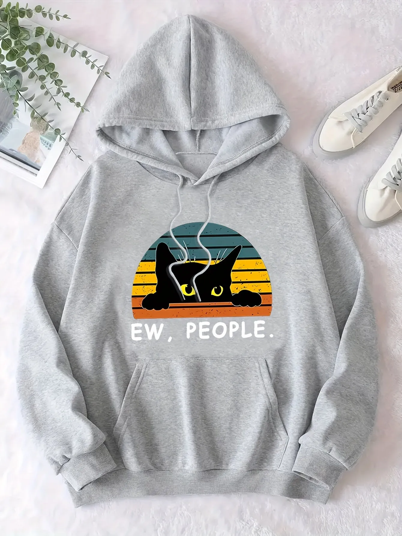 Casual Sweat Pullover Hoodie with Hood for Women | Perfect for Casual Days