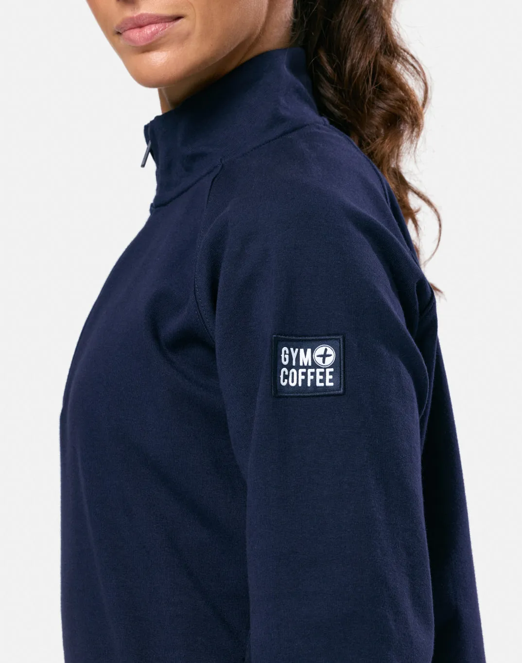 Chill Patch Half Zip in Royal Navy