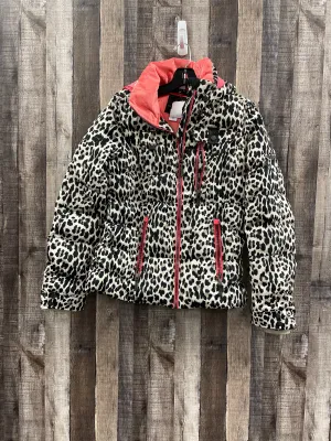 Coat Puffer & Quilted By Cme In Animal Print, Size: M