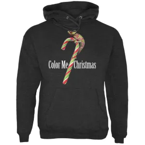 Color Me Christmas Chameleon Charcoal Heather Adult Hoodie