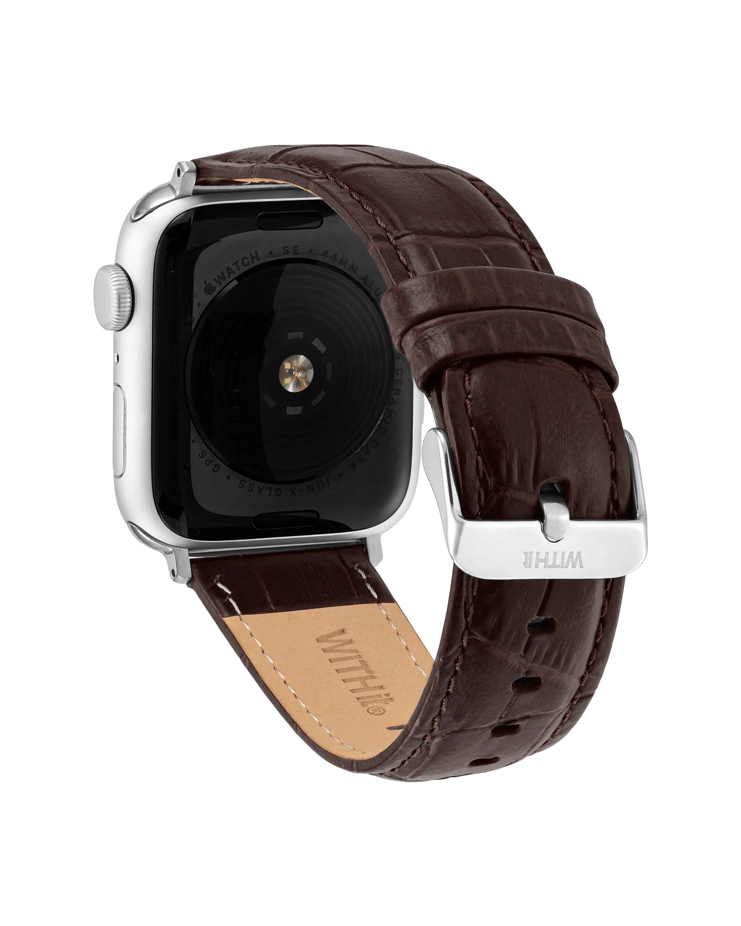 Croco Grain Leather Band for Apple Watch®