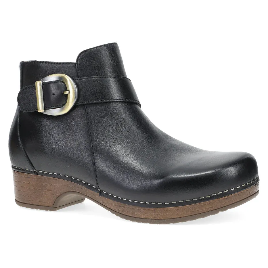 Dansko Brennan Black Calf Leather Boot