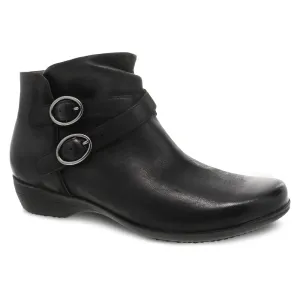 Dansko Faithe Black Burnished Nubuck Boot