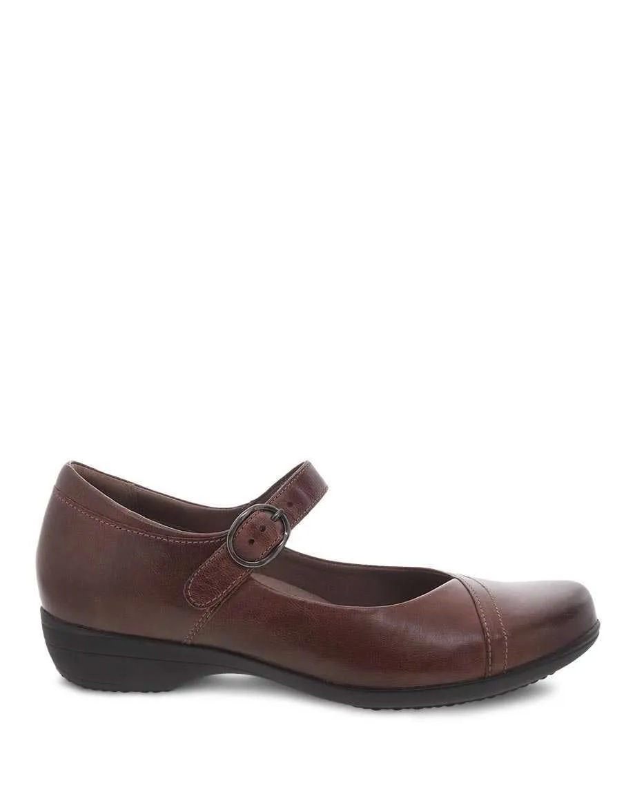 Dansko Fawna in Chestnut, Navy & Black Available in Wide Widths