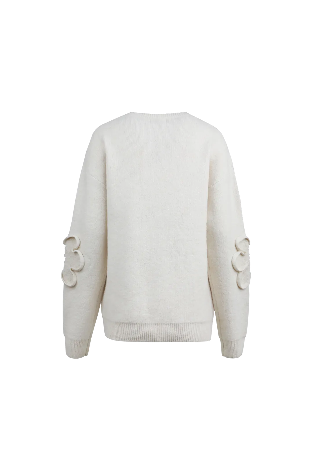 Dinja knit sweater | Wool White