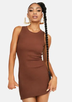 Downtown Days Ribbed Mini Dress