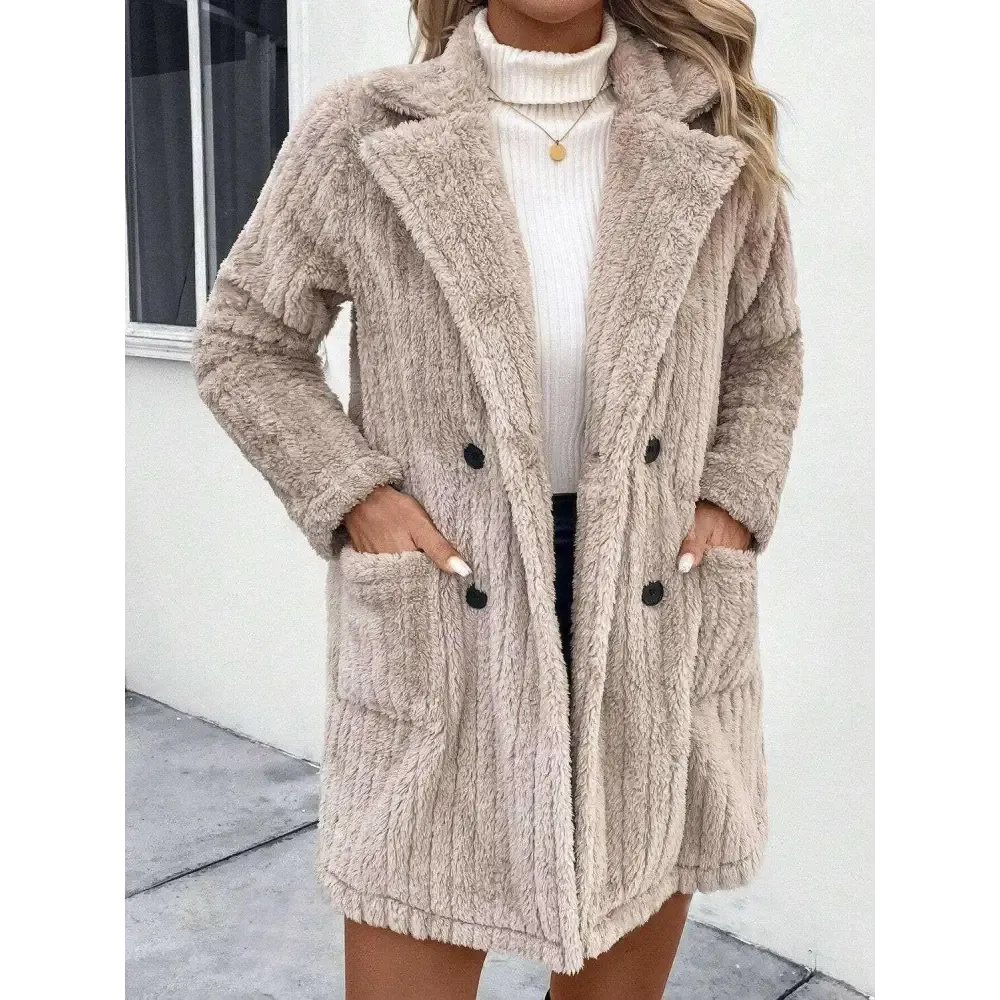 Elevate Your Wardrobe with Luxury Fashion for Women in a Cozy Long Sleeve Coat