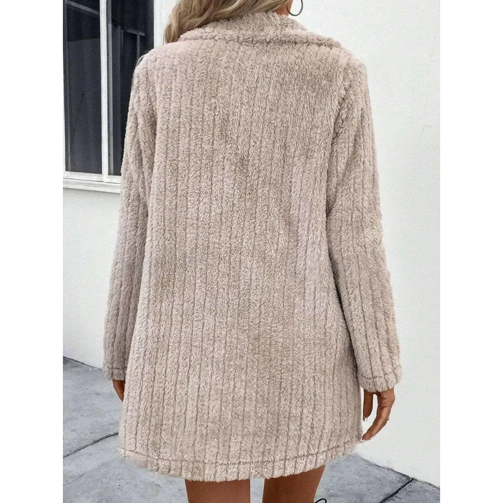 Elevate Your Wardrobe with Luxury Fashion for Women in a Cozy Long Sleeve Coat