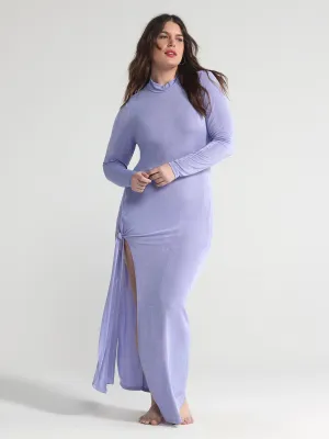 Fashion To Figure - Amalia Bodycon Knit Dress with High Slit