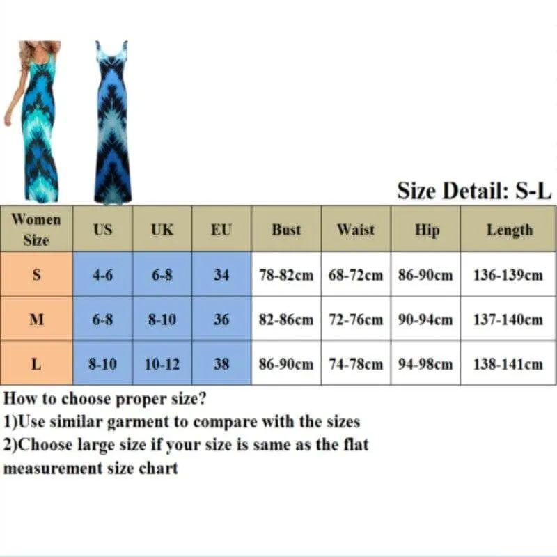 FashionSierra - Women Sexy Summer Long Maxi Dress Ladies Sleveless Bodycon Evening Party Dress Summer Beach Holiday Sundress