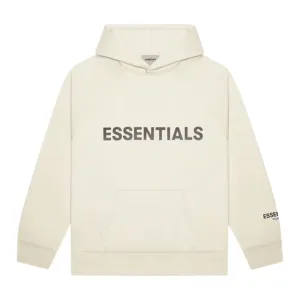 Fear of God Essentials Pullover Hoodie Applique Logo Buttercream