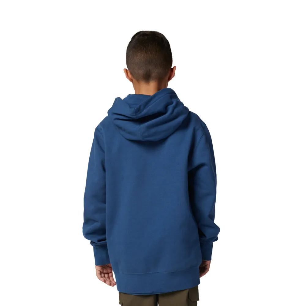 FOX YOUTH DISPUTE FLEECE PULLOVER HOODY [INDIGO]