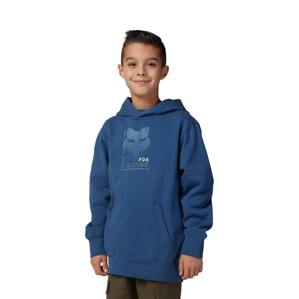 FOX YOUTH DISPUTE FLEECE PULLOVER HOODY [INDIGO]