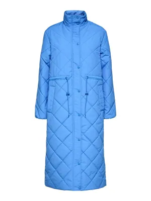 Frida Quilted Coat - Ultramarine