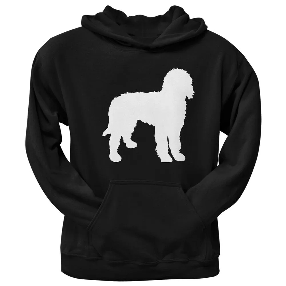 Golden Doodle Silhouette Black Adult Hoodie