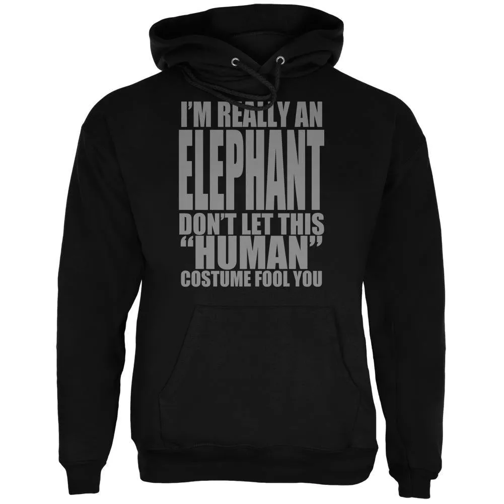 Halloween Human Elephant Costume Mens Hoodie