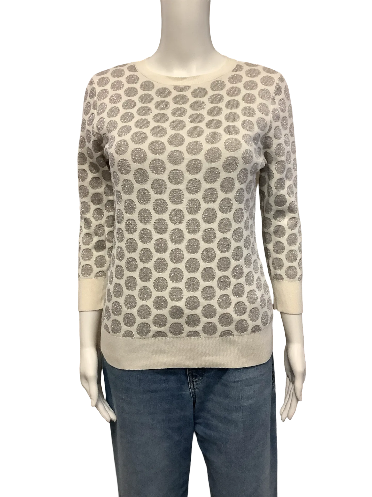 Halogen Atlantic Pacific Sweater Polka Dot Print Size: S