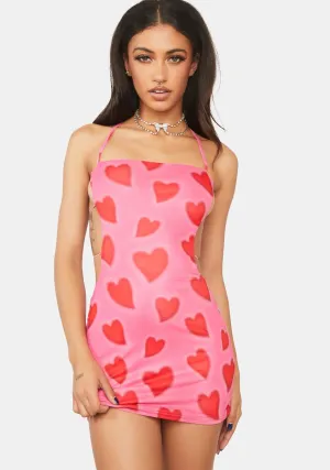 Hearts Ablaze Mini Dress