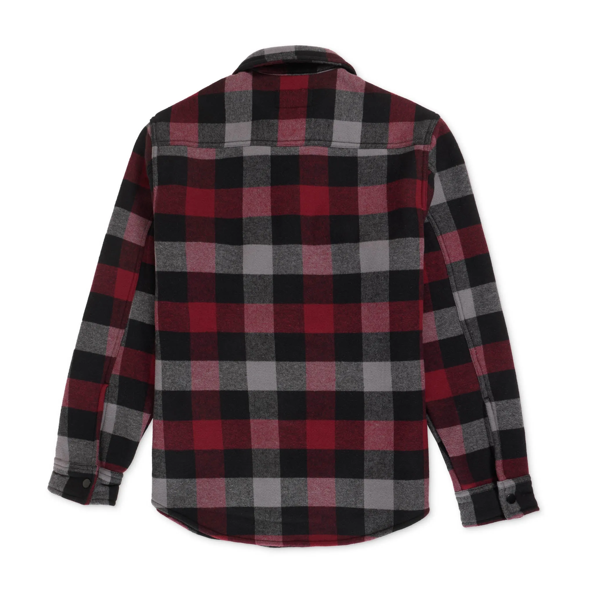 Hillside Flannel Sherpa Shirt Jacket