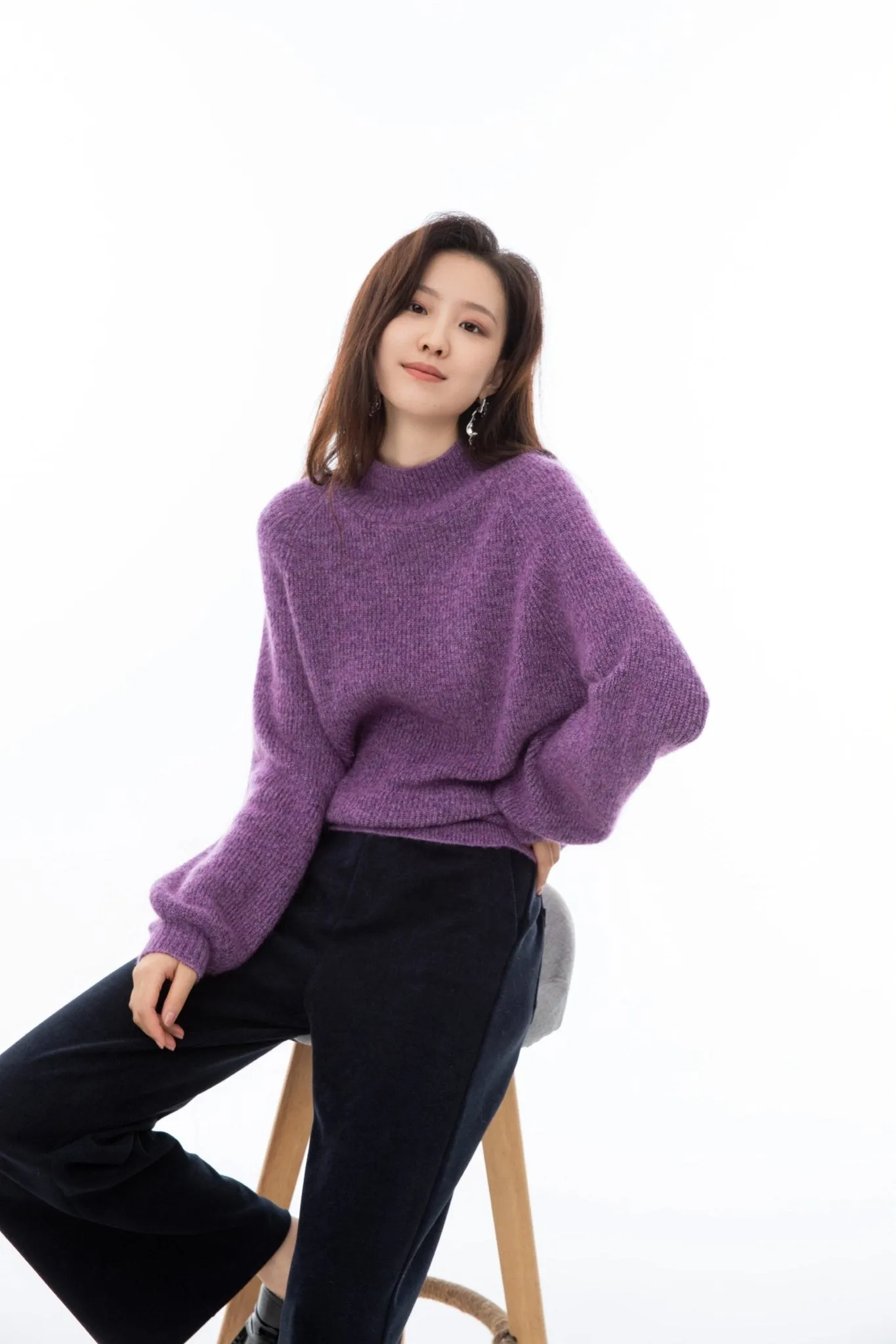 Lavender Wool Sweater