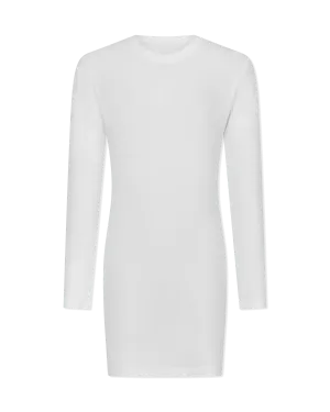 Long Sleeve Crewneck Mini Dress