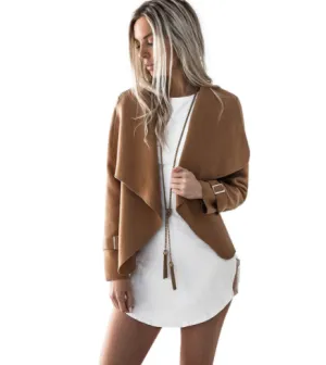 Long Sleeve Woollen Coat