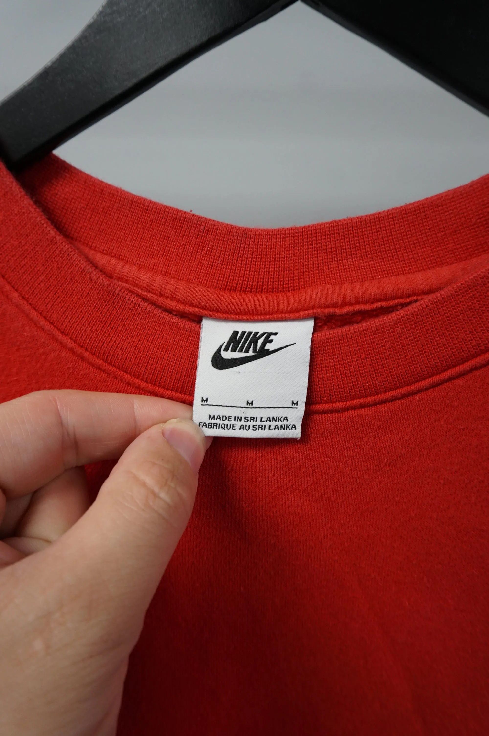 (M) Essential Red Nike Crewneck