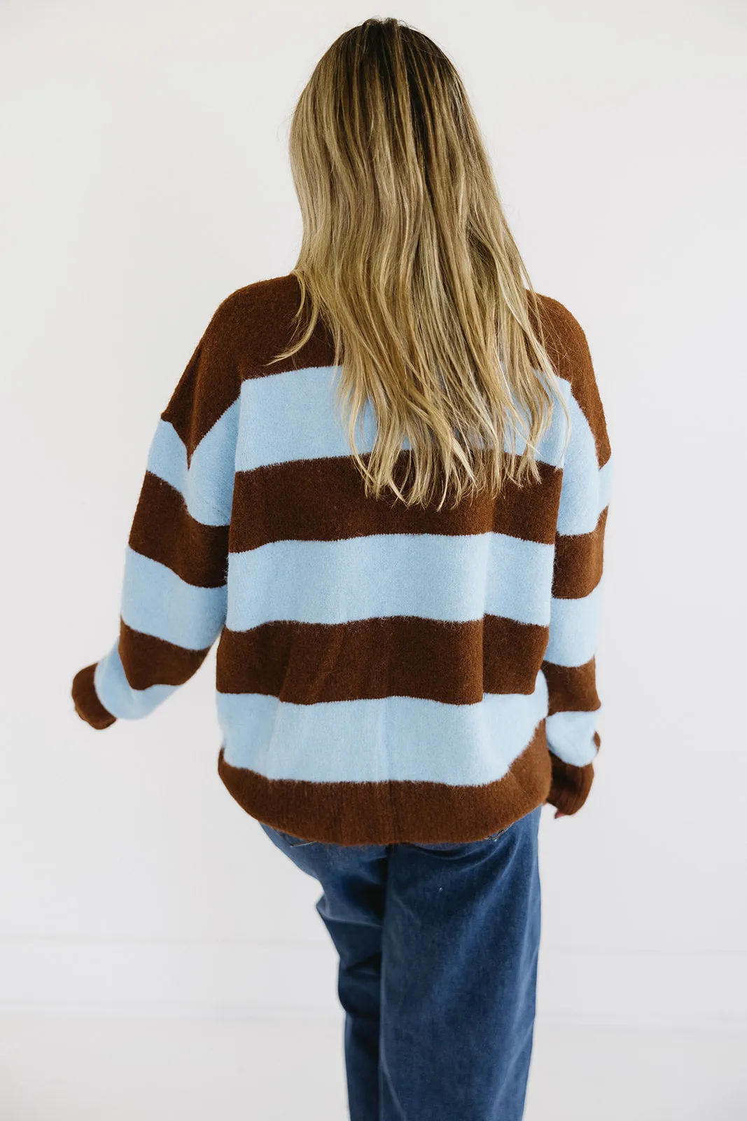 Maisyn Stripe Sweater - Coco Brown/Combo