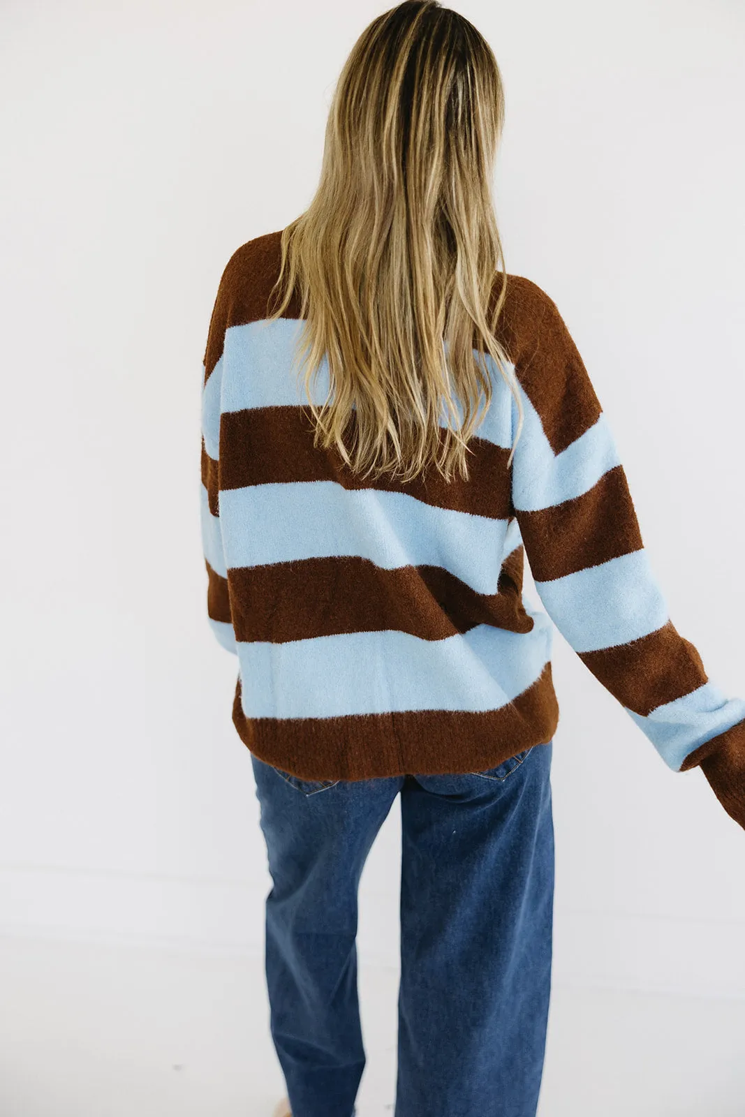 Maisyn Stripe Sweater - Coco Brown/Combo